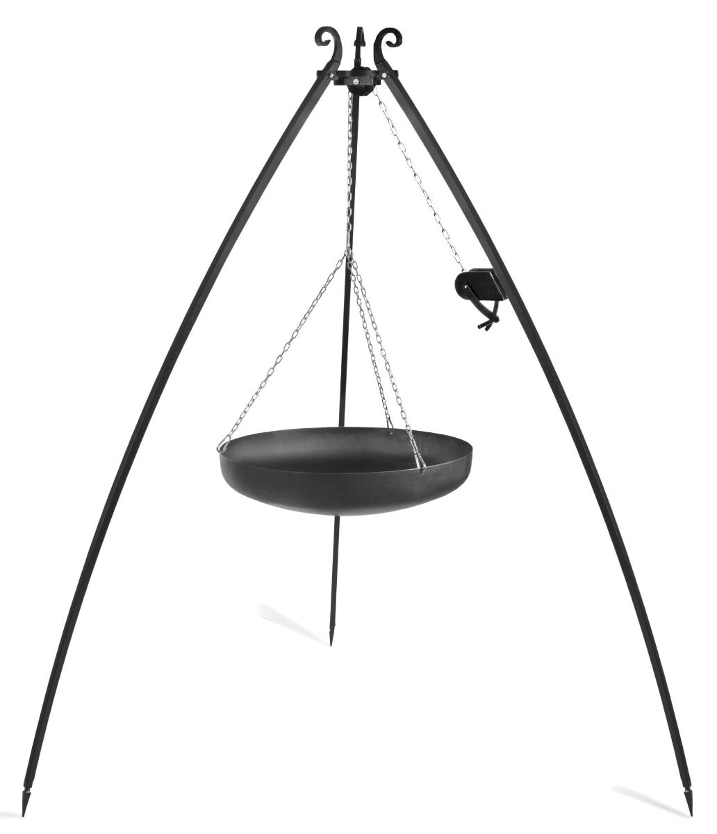CookKing Tripod 200 cm with Wok 70 cm + Pulley