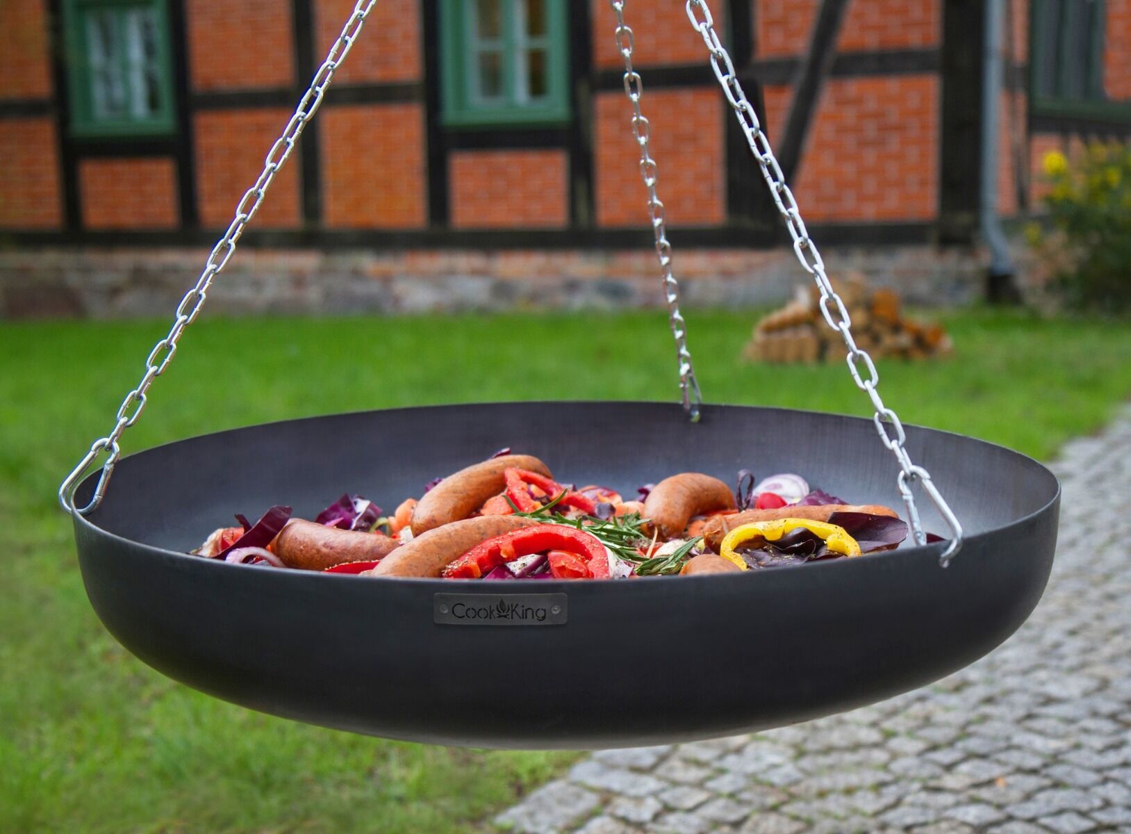 CookKing Tripod 180 cm with Wok 70 cm