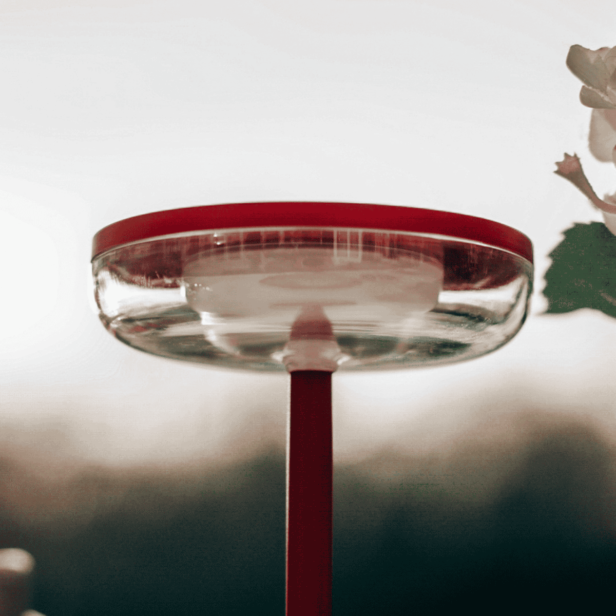 ZOLUNA solar table lamp Bobbie evening red