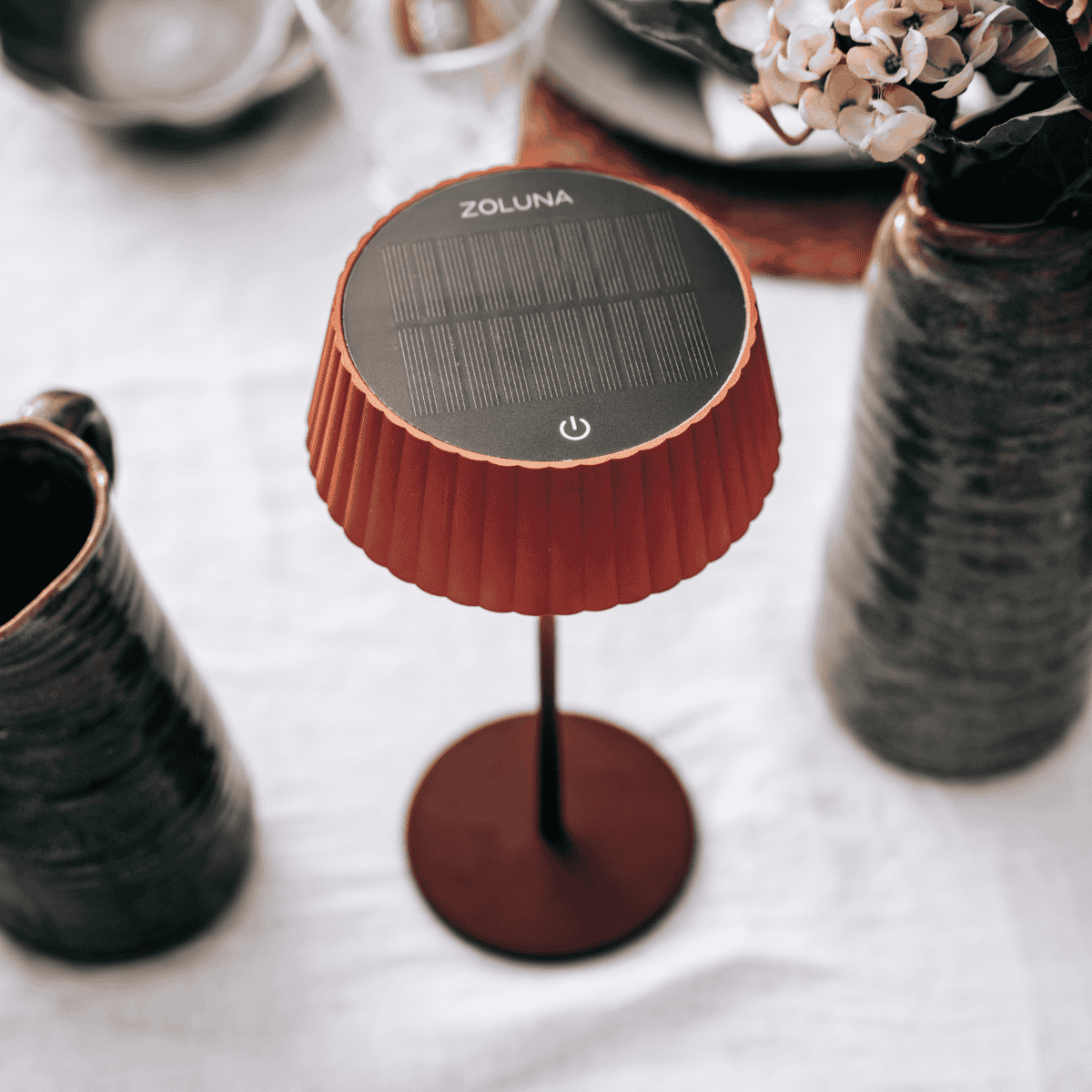 ZOLUNA solar table lamp Jyp rusty red
