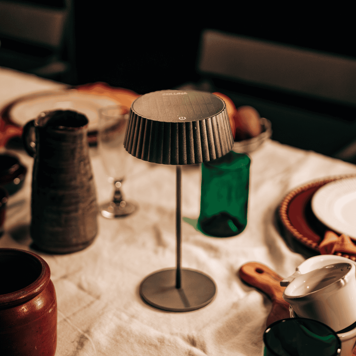 ZOLUNA solar table lamp Jyp black