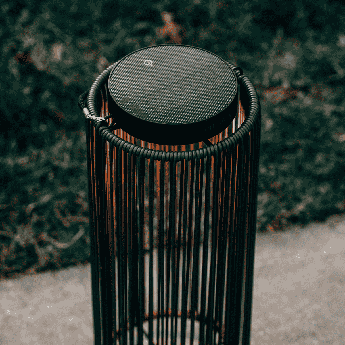 ZOLUNA solar floor lamp Luca Grande deep coal