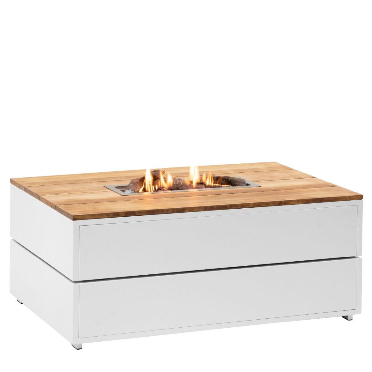 Cosi Fire Table Cosipure 120 White/Teak