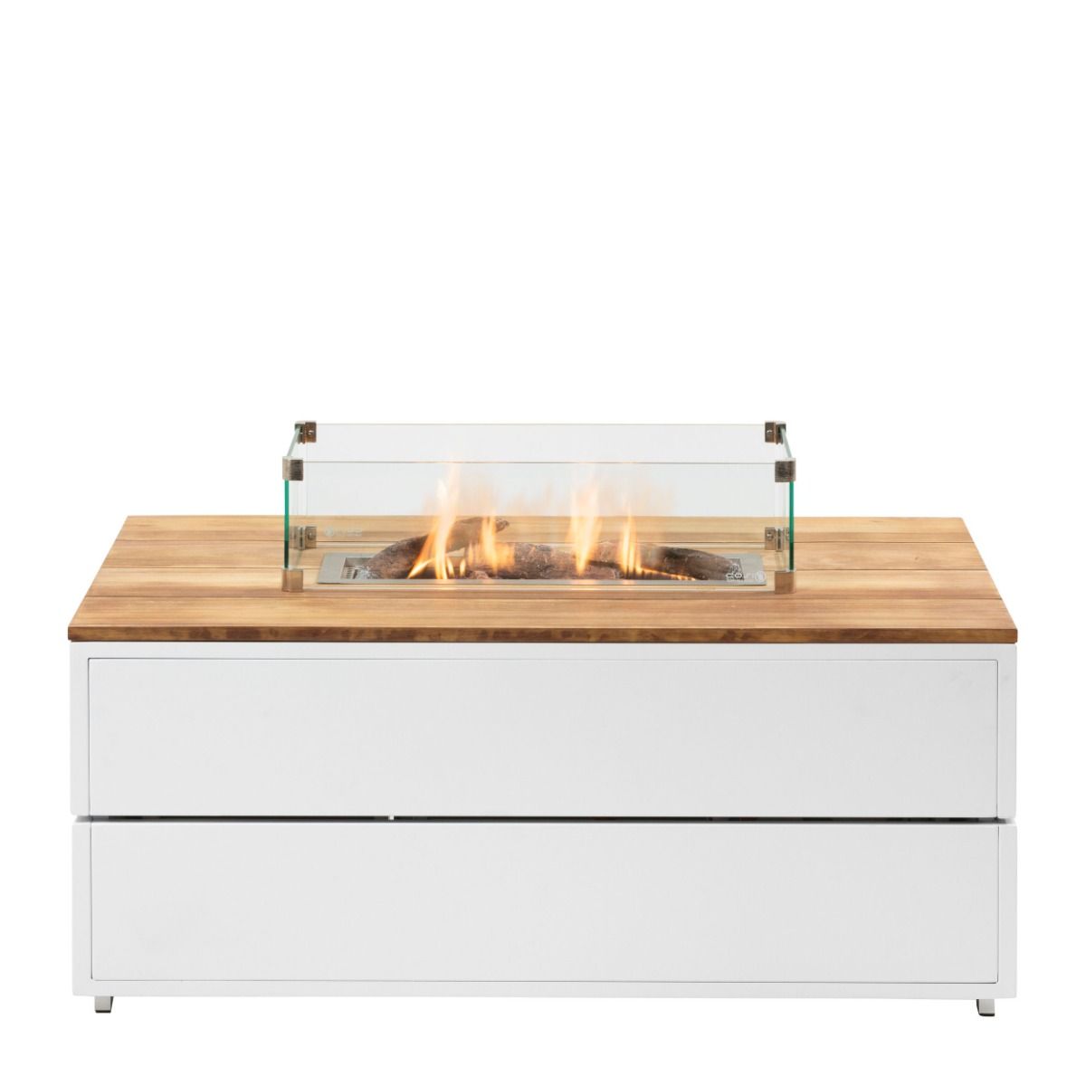 Cosi Fire Table Cosipure 120 White/Teak