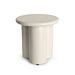 Happy Cocooning side table Rib oyster beige