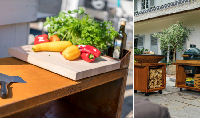 Turn the garden into an outdoor kitchen 