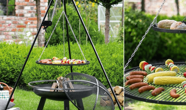 The tripod barbecue, outdoor cooking in a new way 