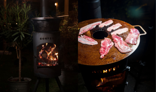From garden fireplace to barbecue: the cooking options with a garden fireplace