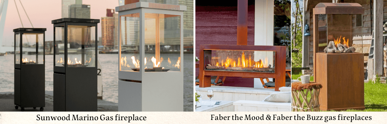 faber the mood, faber the buzz, sunwood marino gas fireplaces