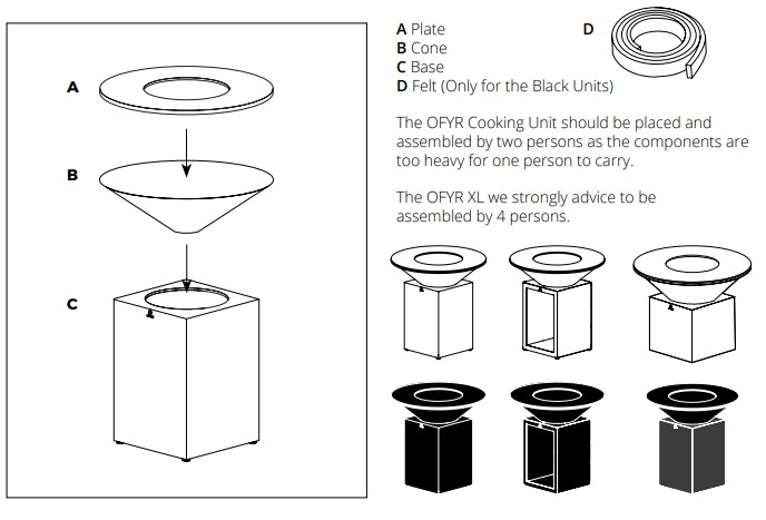 OFYR assembly instructions