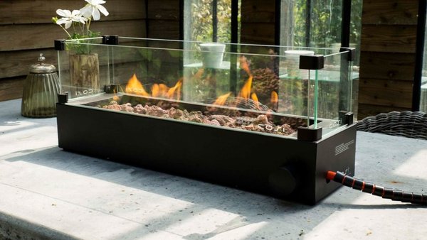 Built-in burners, build your own fire table