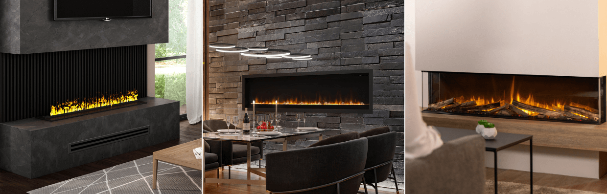 electric fireplaces in hospitality